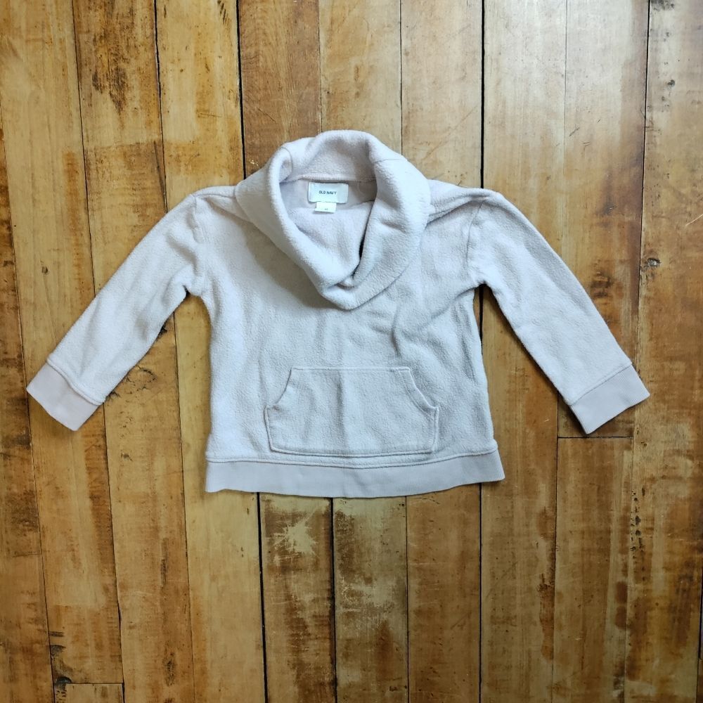 Old Navy girls size 2T cowl neck long sleeve sweater light purple long sleeve